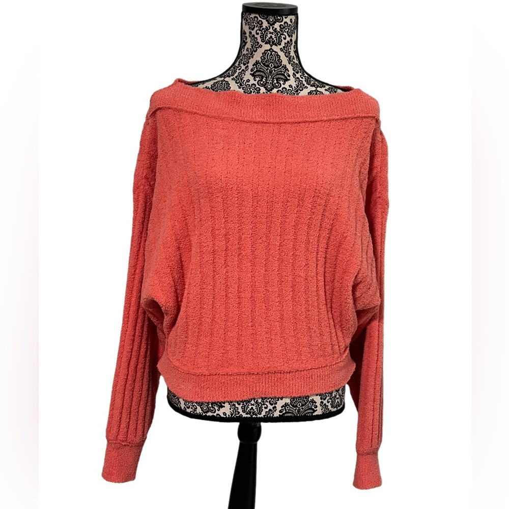 FREE PEOPLE Super Soft Coral Sweater- XS